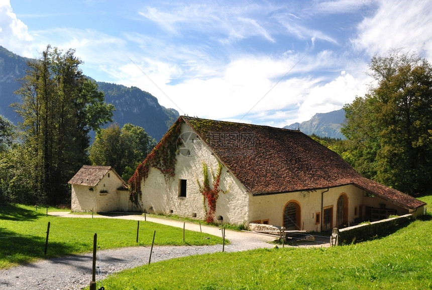 农场高山传统瑞士农庄地区图片