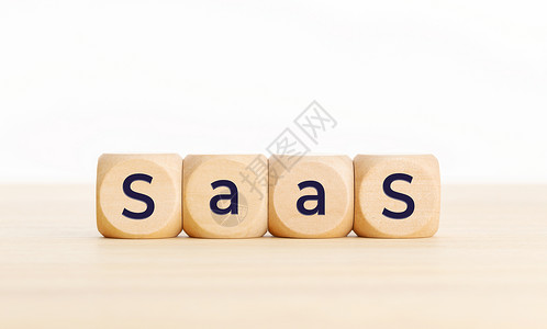 概念的表格上木块Saas字词网络立方体高清图片