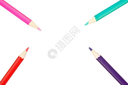 丰富多彩的彩色铅笔图片