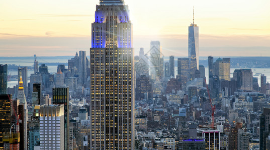 建筑学曼哈顿的天线纽约市杜克摩天大楼图片