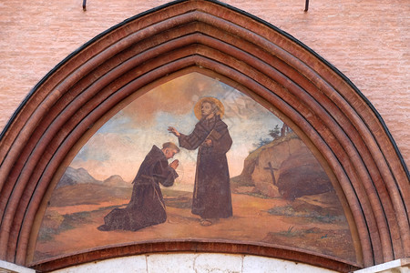 摩德纳圣阿西的弗朗斯意大利莫德纳圣弗朗西斯教堂卢内特艾米利亚宗教的图片