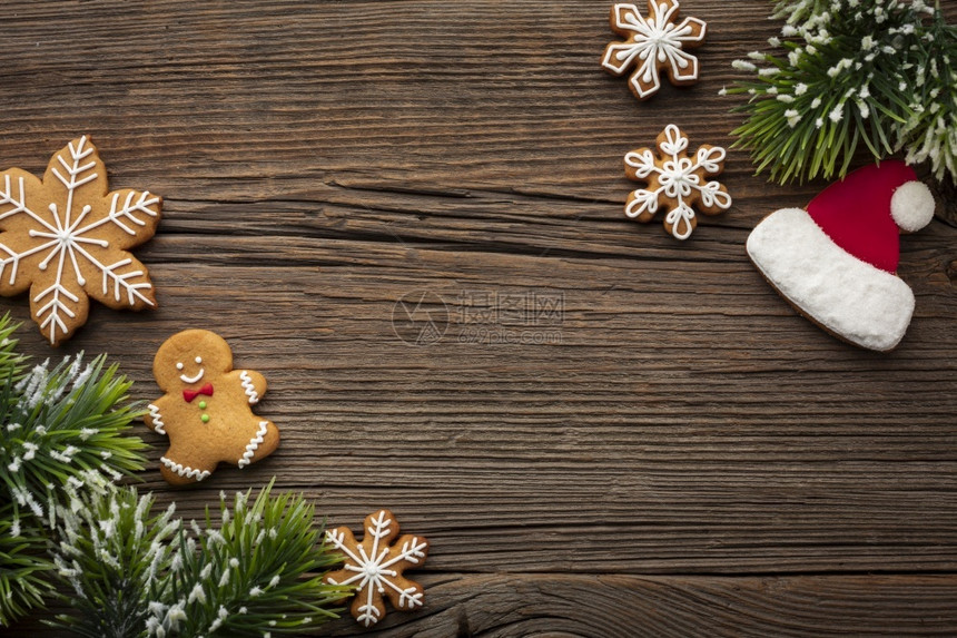 木制的休息圣诞快乐装饰设计器背景模板时间图片