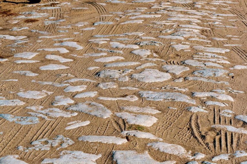 建造城市筑学鹅卵石在沙子里鹅卵石路街在沙子里鹅卵石街图片