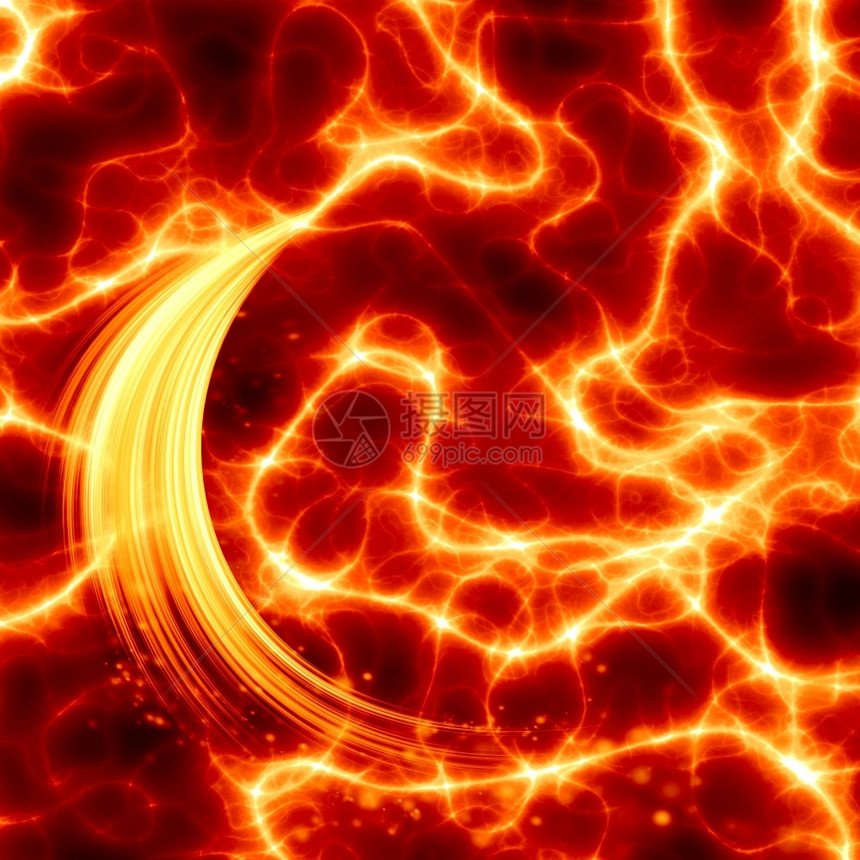 发光运动等离子体爆炸流动的漩涡图片