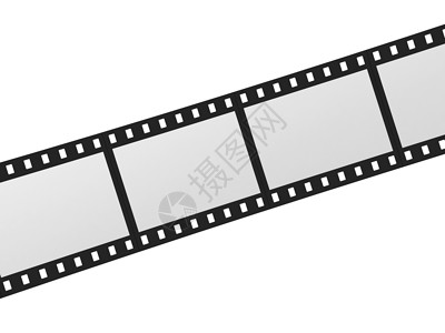 追踪记录Momi影片3d插图以白色背景隔离运动图片