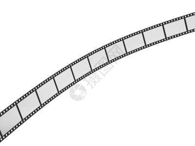 行业Momi影片3d插图以白色背景隔离娱乐照片背景图片