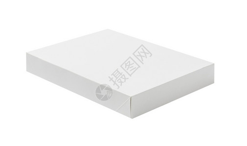 白色背景孤立的产品设计模拟型的白纸板箱色背景为了包装惊喜图片