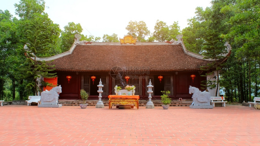 越南HaiDuong东部传统建筑风格的寺庙文化巴厘岛越南的图片