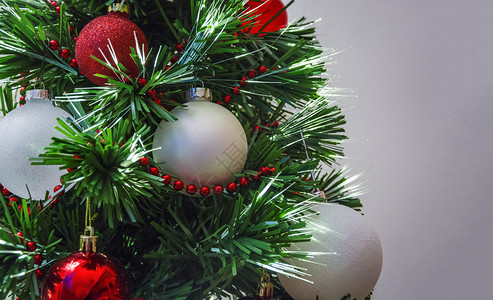 圣诞节树装饰背景图片
