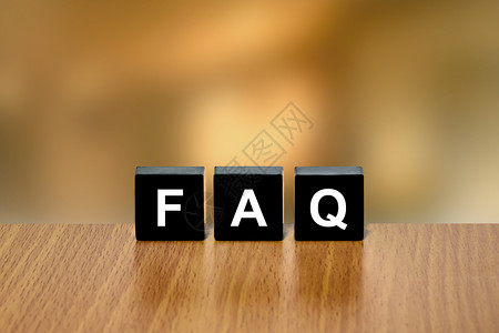 网站顾客FAQ或经常在背景模糊的黑块上提问题常研究高清图片素材