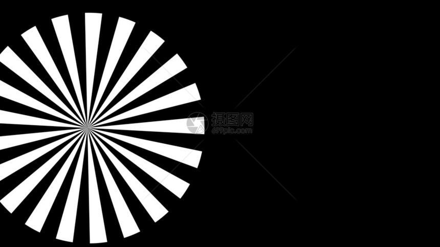 插图抽象条纹无缝循环动画光幻术催眠黑人和白色背景几何形状摘要条纹无缝循环动画催眠图像光假象HymotticBlack和白背图片