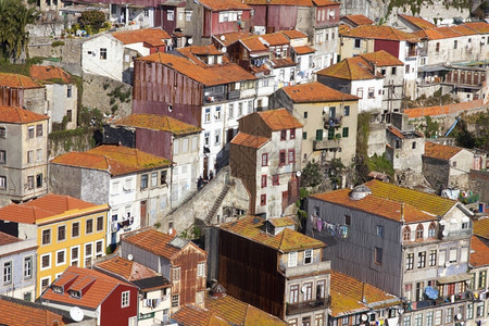 旅行历史的葡萄牙波尔图市古老历史部分的波尔图家图片