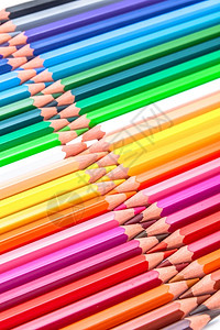 各种颜色的木铅笔背景图片