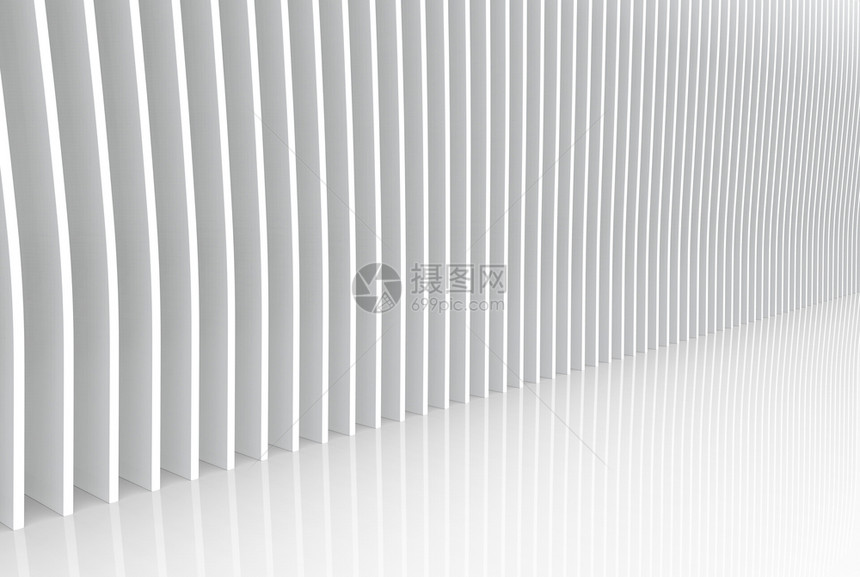 3d灰曲线面板墙壁和底背景的视野简单未来派阴影图片
