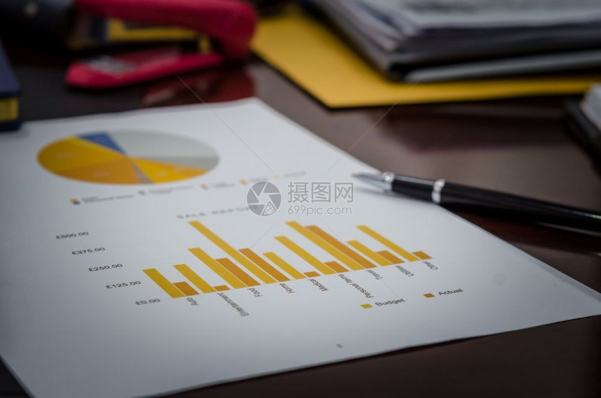 技术商业金融会计统和分析研究概念商业金融统计管理公司的图片