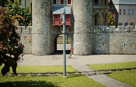 历史荷兰马德罗丹绿色乡村微型城堡绿色乡村微型城堡外部的图片