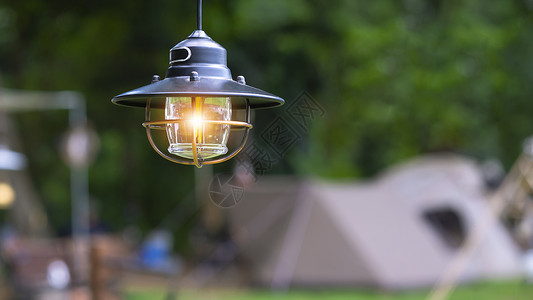 露营灯装饰性的营地灯高清图片