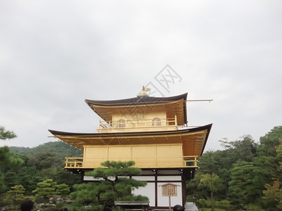 宗教的日本九角寺庙秋天季节图片
