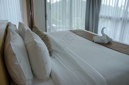 寝具酒店奢华室内豪的卧图片