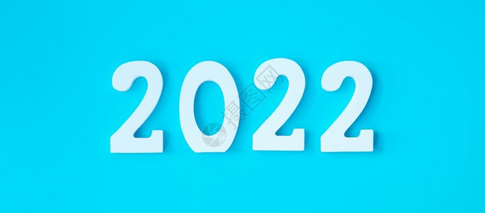 管理前夕想象关于蓝背景决议计划审查目标开始和新年假日概念的20年白文本编号蓝色的高清图片素材