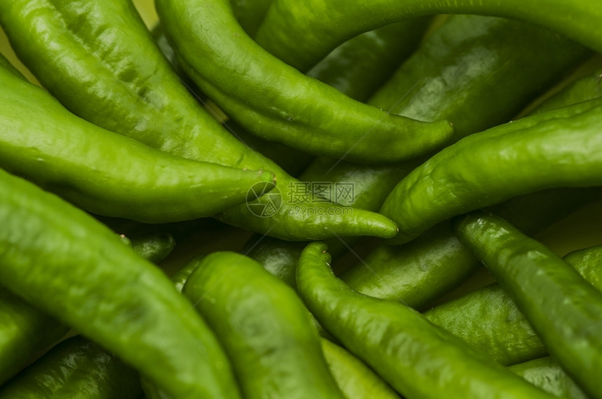 蔬菜苦的绿色辣椒背景厨师图片