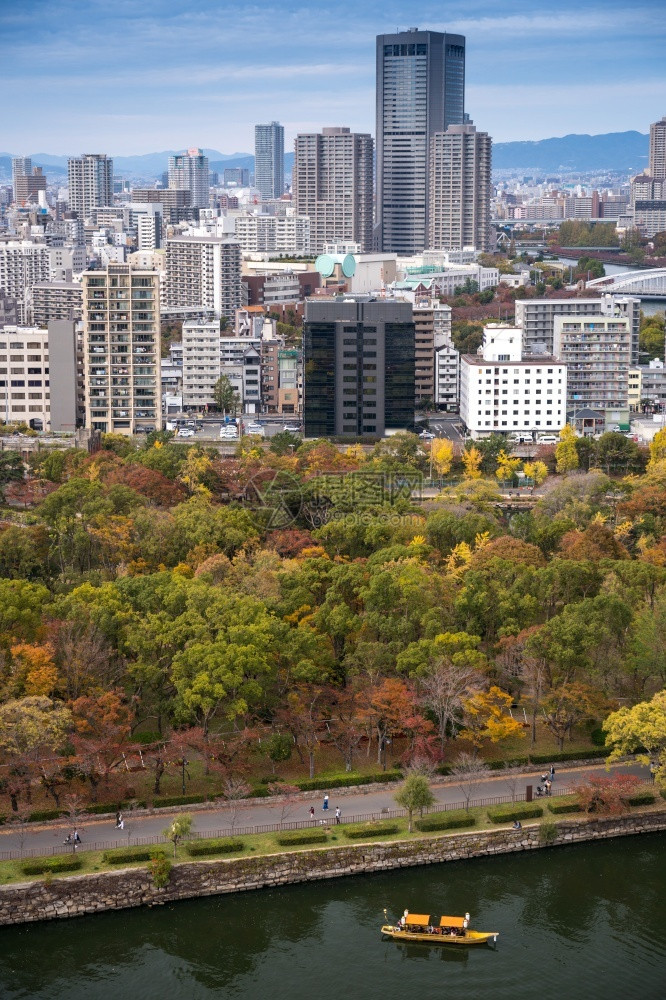 公园日本大阪市空中观景旅行路图片