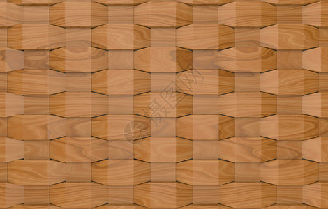 艺术堵塞内部的3d使现代编织木板壁背景图片