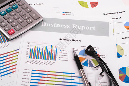 生长业务图表报告商业文件收入公司会计高清图片素材
