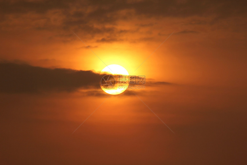 日落夕阳图片