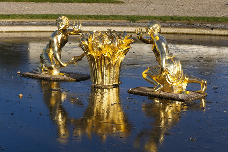 目的地第十四喷泉法国兰西州凡尔赛城堡的不老泉图片