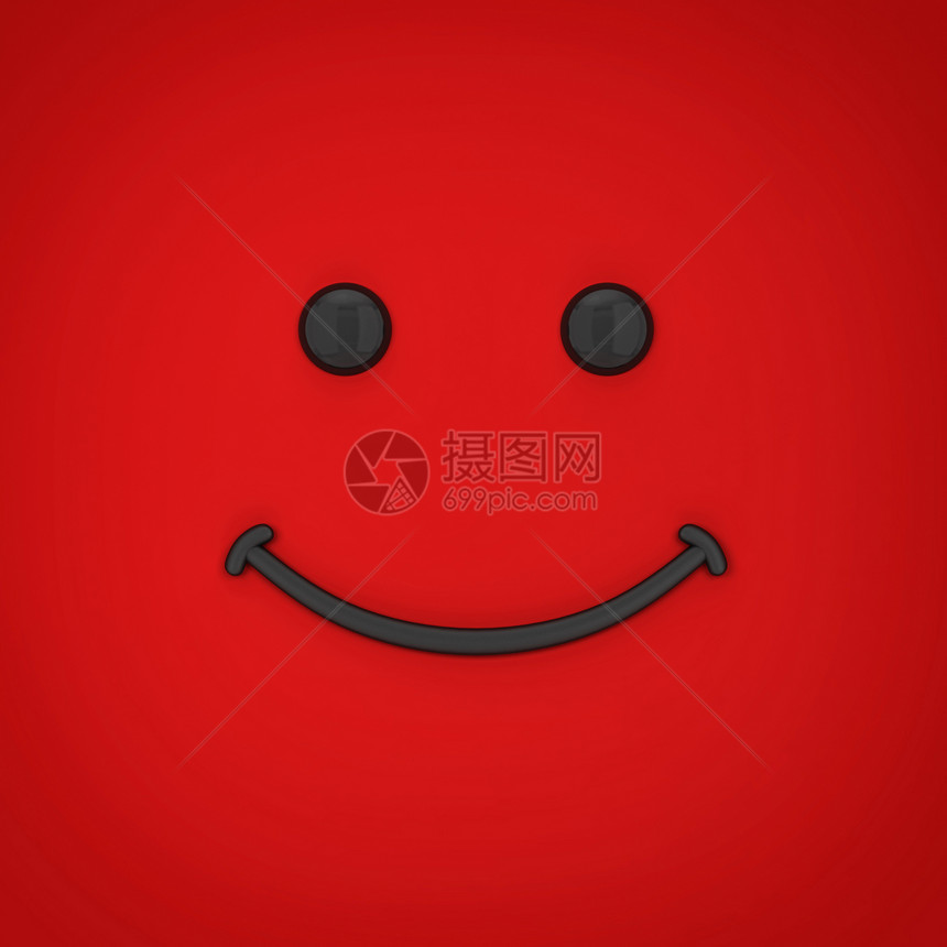 图释笑脸表情符号3d图网络可爱的图片