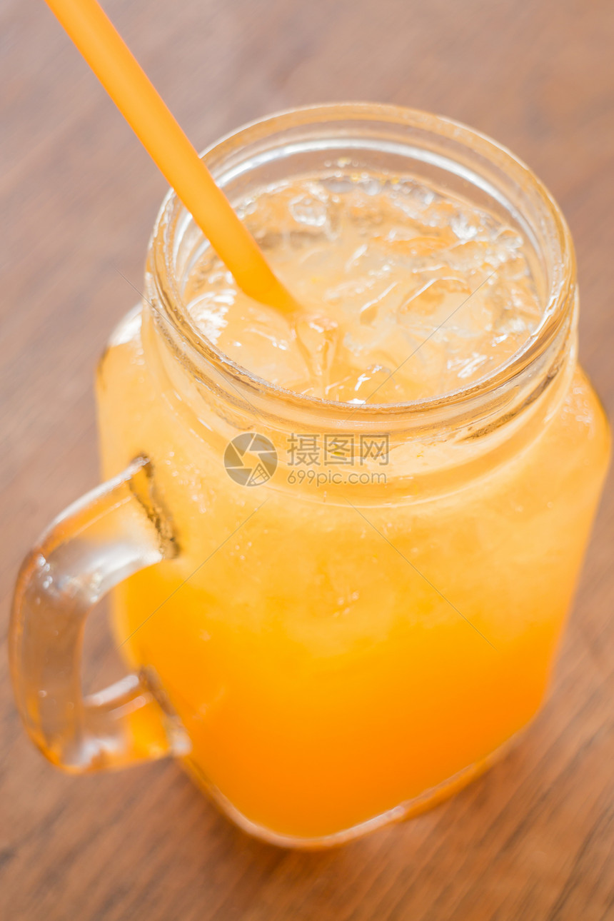 健康的橙汁图片