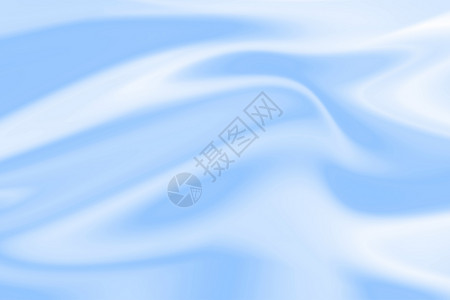 浅蓝色波浪材料闪耀液体浅蓝色丝绸质感特写插图白色和蓝布背景摘要与柔和的波浪浅蓝色丝绸质感特写插图背景