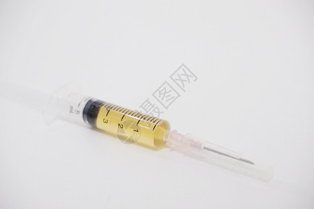电晕近身缝合针中含有白底疫苗样品皮下注射图片