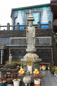 宗教的韩国济州岛上佛像国民文化高清图片