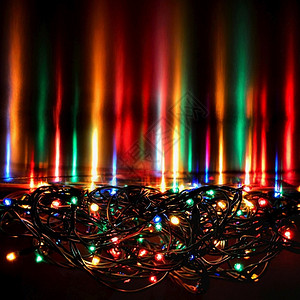 模糊圣诞树彩色灯光的圣诞节背景xmas纹理海报美丽的图片