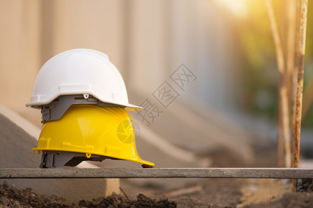 安全的黄色技术建筑工地硬帽安全图片