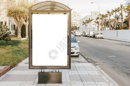 对戒定制海报结构体控制板空白标志公共汽车站新的背景