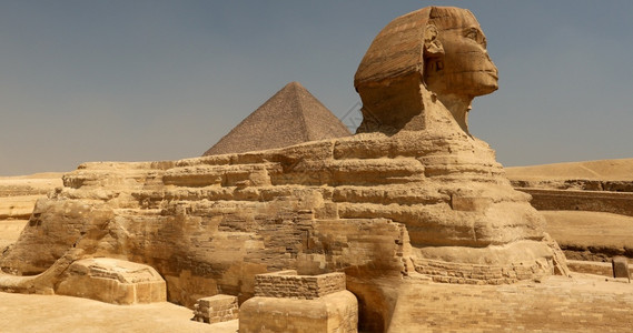 遗产游客历史斯芬克和埃及开罗吉萨的金字塔图片