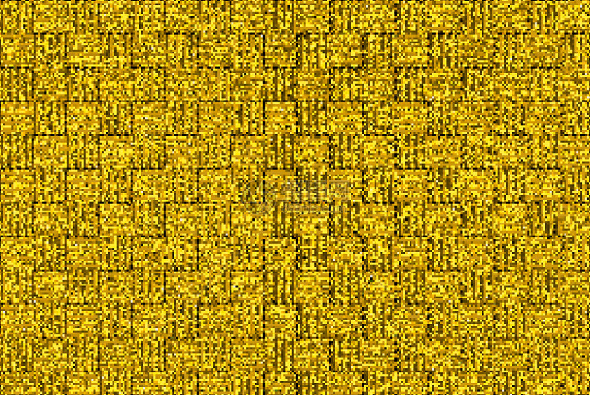 3d使金形小像素比方形块壁背景明亮的颜色插图图片