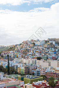 丰富多彩的西班牙大加那利群岛拉斯帕尔马首都图片