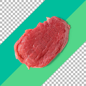孤立的牛排肉动物产品蛋白质图片