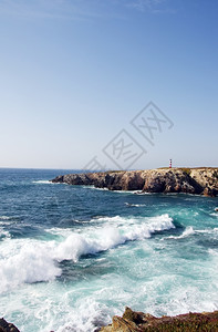 暮夏天海景葡萄牙阿连特霍波多科沃阿伦乔图片