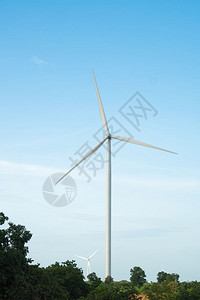生态行业风力涡轮机能大型风力涡轮机用发电产生图片