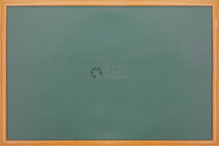 带有木框的新空白黑板木课堂教育图片