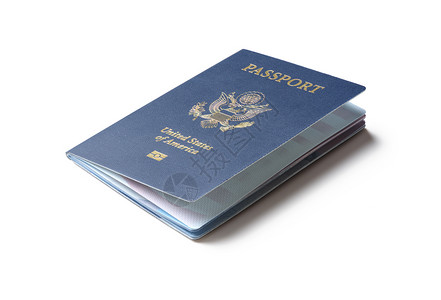 商业美利坚合众国白背景孤立的美国护照12月日美利坚合众国身份芯片图片