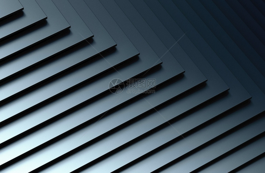 技术网格黑色的抽象金属图案背景三维插图片