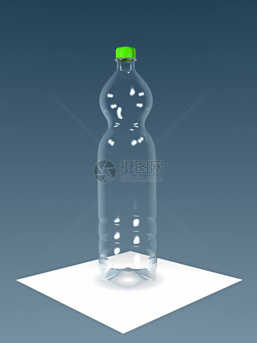 典型PET瓶的图像水新鲜空白图片