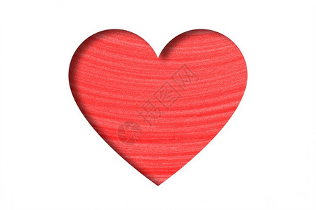映日红墙纸Valentinersquos日标志横幅或卡片纸艺术红心隔离在白色背景Valentinersquos日标志横幅或卡片纸艺术红设计图片