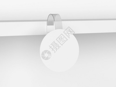 摇摇晃晃的摇晃的市场货架模型3d插图中白色背景所孤立的空白瓦布勒标签商业的质量设计图片